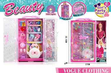 Beauty Dream Wardrobe With Doll